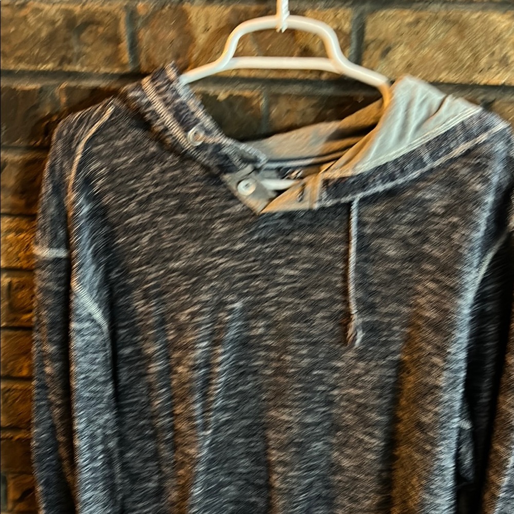 Gray Hooded Sweater